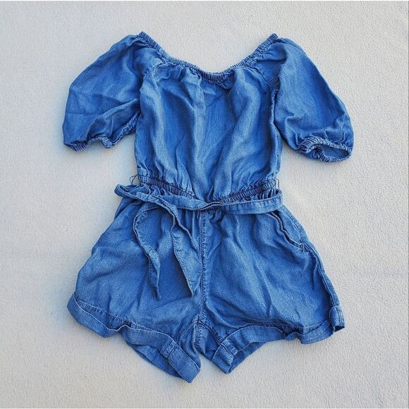 Gap Kids Denim Romper Size XS - Picture 1 of 7